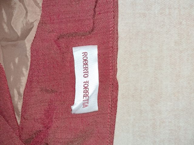 Falda mujer marrón/rojo