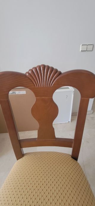 Sillas de comedor de madera de pino