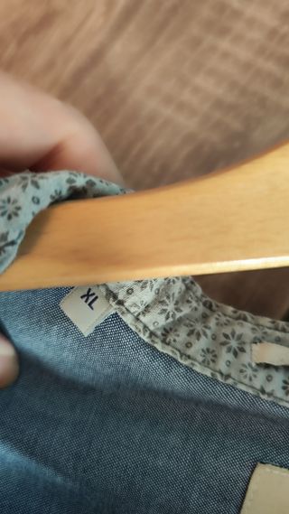 Talla XL CAMISA HOMBRE GRIS