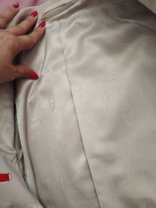 Traje de caballero beige