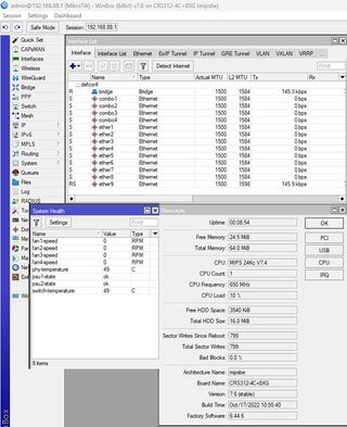 Switch MikroTik CRS312-4C+8XG-RM