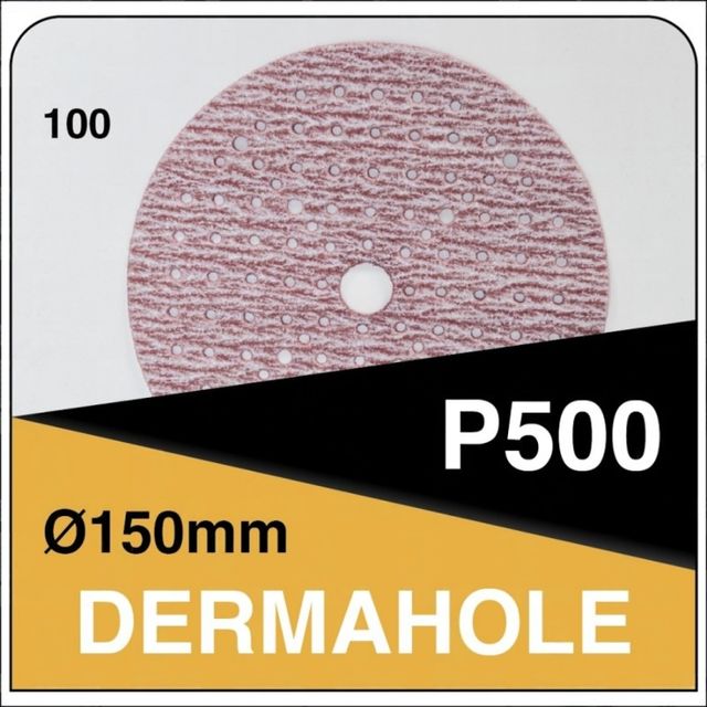 Lijas DERMAHOLE de 150mm