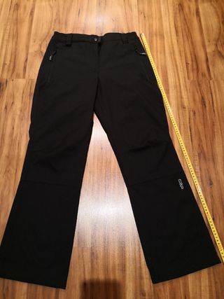 Pantalón de montaña CMP WIND PROTECT Negro. 