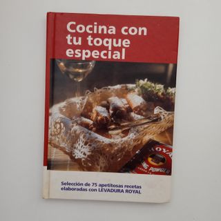 libro de cocina con un toque especial
