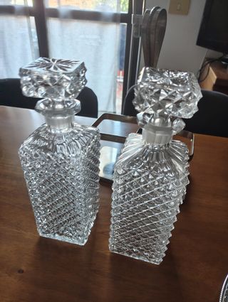 Porta decanter e bottiglie in vetro di Murano