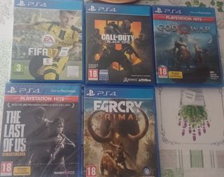 Juegos PS4: FIFA 17, Call of Duty, God of War, The