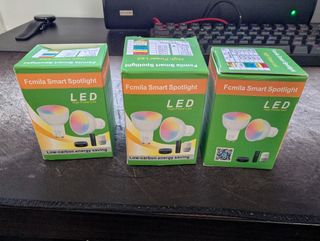 3x Lâmpada LED GU10 WRGB Wifi