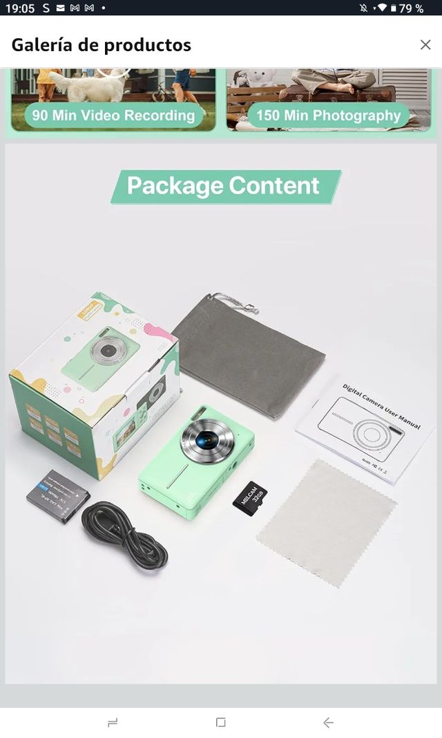 Cámara Digital Juvenil 44MP 16X Zoom