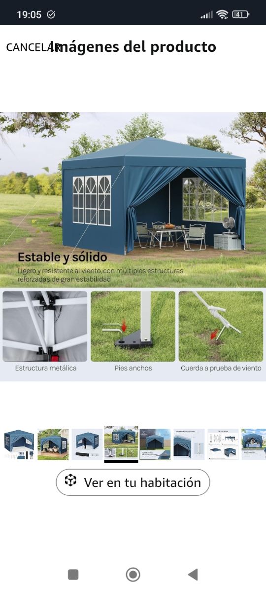 Gazebo da campeggio Azul