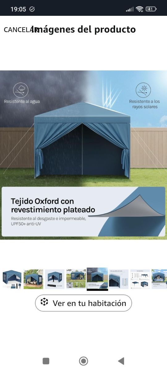 Gazebo da campeggio Azul