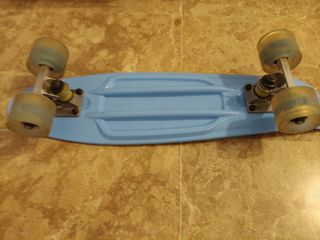 Mini skate azul