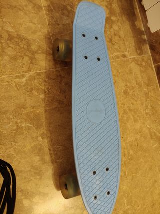 Mini skate azul