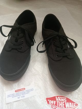 Zapatillas Vans Hombre Talla 39 Negras