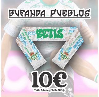 Bufanda BETIS Pueblos de Sevilla