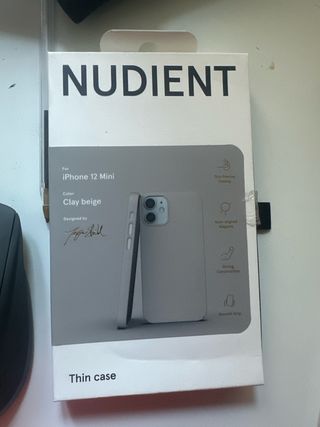 Funda Nudient iPhone 12 Mini Clay beige