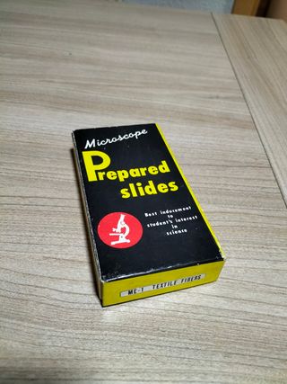 Caja Portaobjetos Microscopio ME-1