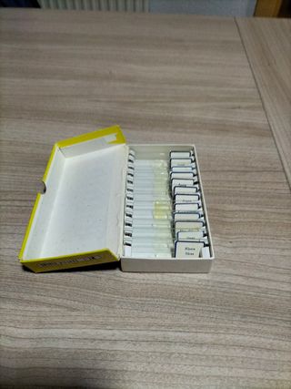 Caja Portaobjetos Microscopio ME-1