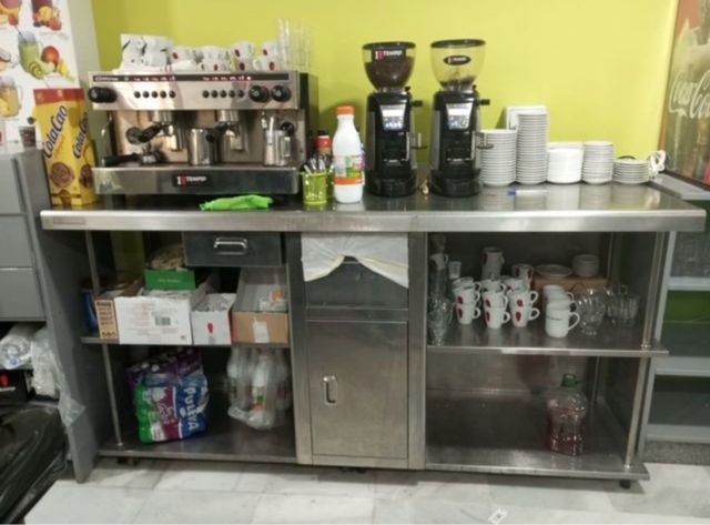 Mueble Acero Inoxidable Cafetera