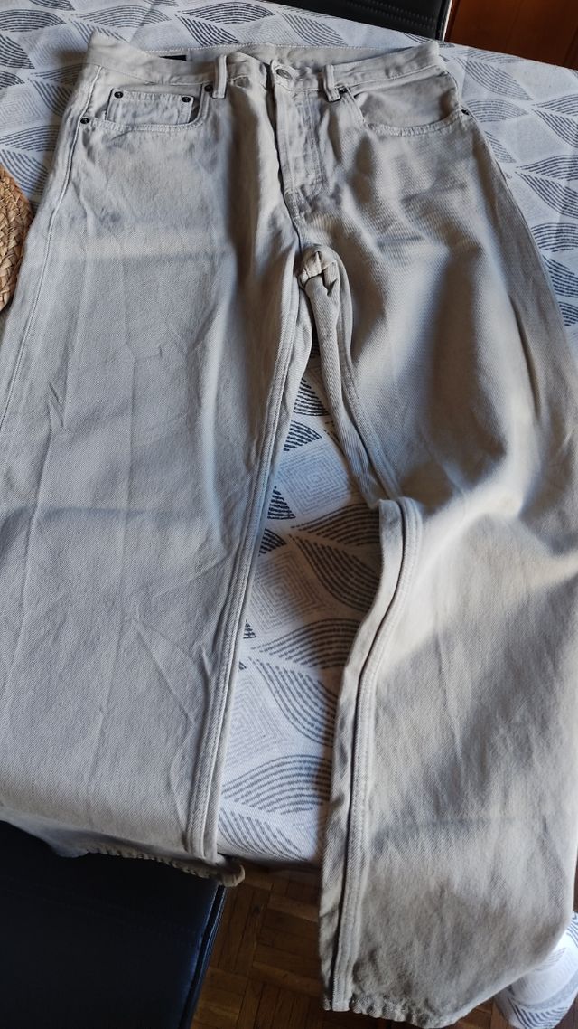 Pantalón Zara Hombre Talla 38 Beige