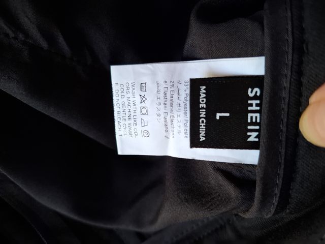 Pantalón jogger hombre negro