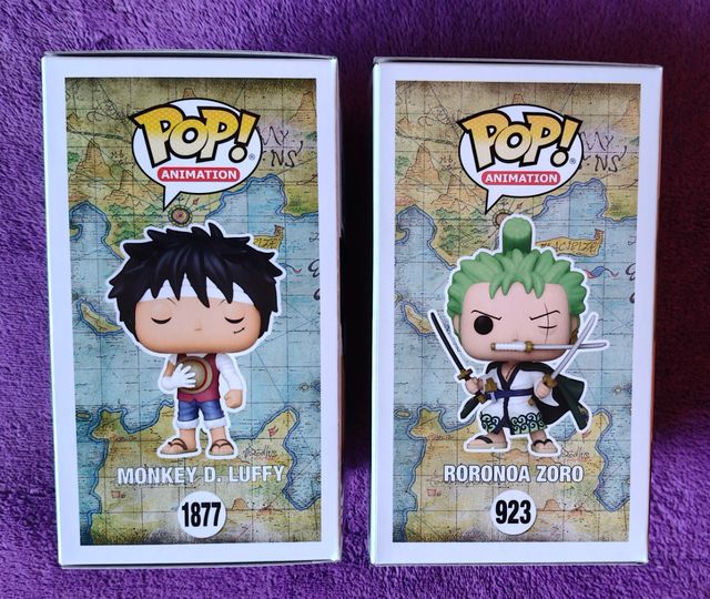 Pack 2 Funko Pop One Piece: Zoro y Luffy