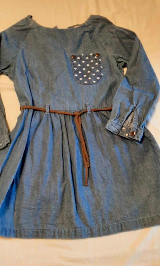 Vestido vaquero niña