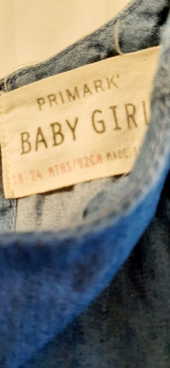 Vestido vaquero niña