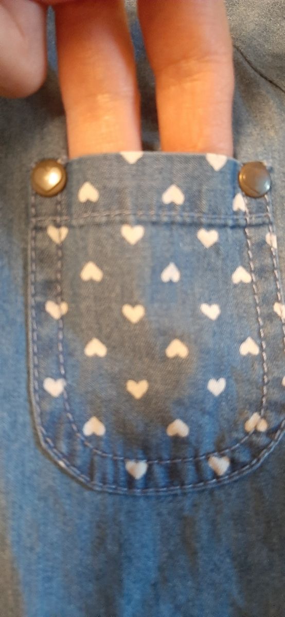 Vestido vaquero niña