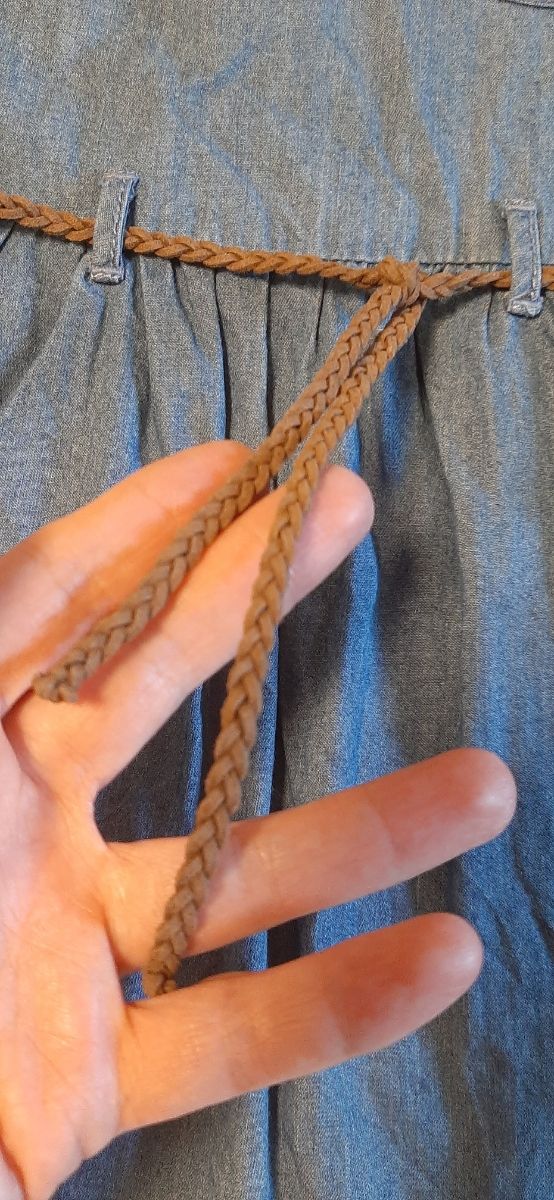 Vestido vaquero niña