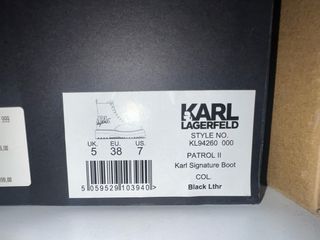 Botines Karl Lagerfeld Negros