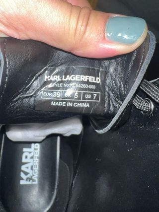 Botines Karl Lagerfeld Negros