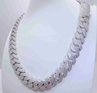 Collar estilo artistas diamantes ice hielo