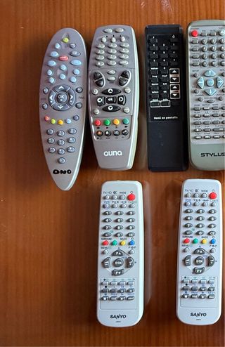 Lote Mando a Distancia ONO, SONY, SANYO, PHILIPS