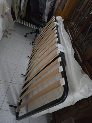Somier cama de 90 con patas plegables
