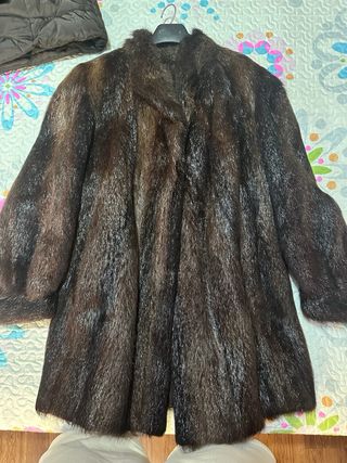 Abrigo de piel vintage Talla 46. Talla L
