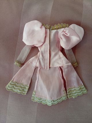 Vestido  para Barbie Rapunzel Rosa Princesa