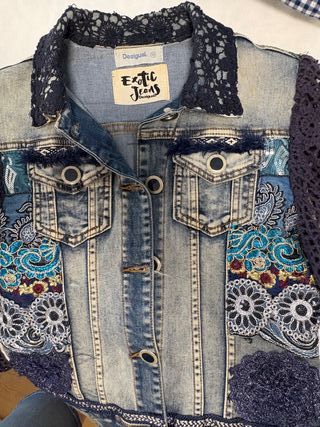 Conjunto Desigual & Zara: Cazadora y Vaquero