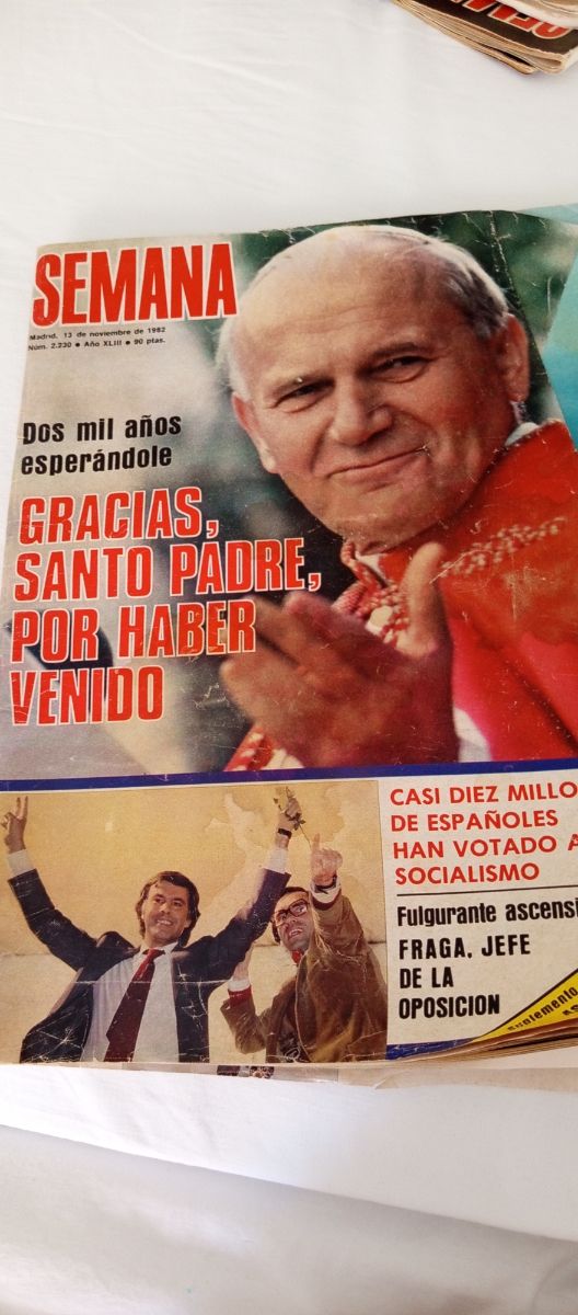 Revista SEMANA Noviembre 1982 Juan Pablo II