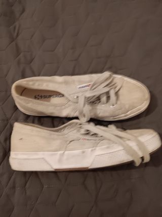 Bambas Superga color gris