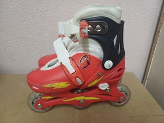 Patines de niño rojo n 27