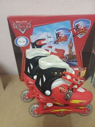 Patines de niño rojo n 27