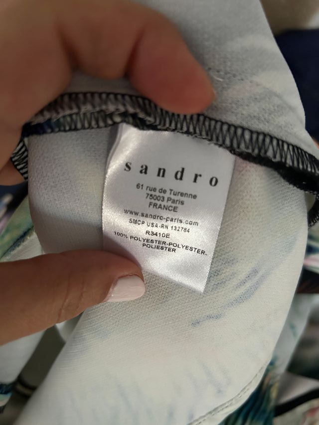 Vestido Verano Sandro Talla XS-S Multicolor