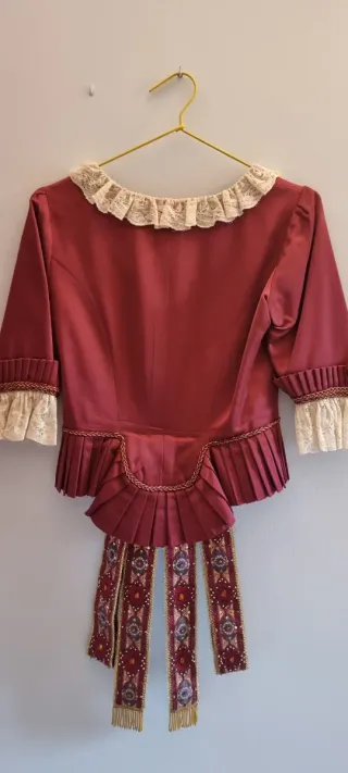 Traje de Fallera de huertana y corpiño siglo XVIII
