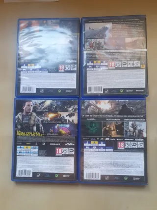 Juegos PS4: Call of Duty/GTA V