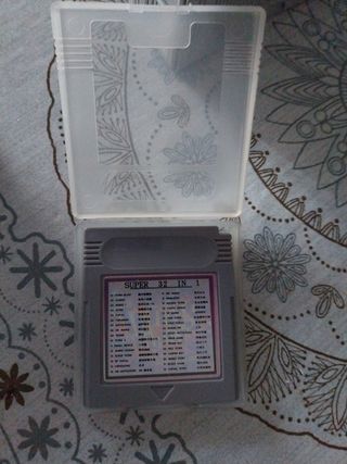Cartucho Game Boy 32 en 1 + Caja