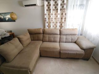 Sofá Chaiselongue Beige