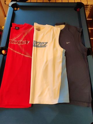 Lote 3 Camisetas sin Mangas Chico Talla L