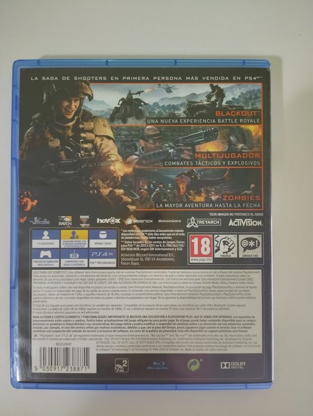 Call of Duty Black Ops 4 PS4