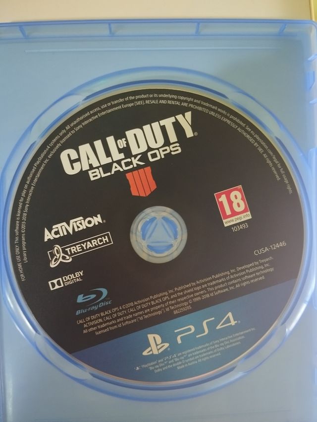 Call of Duty Black Ops 4 PS4