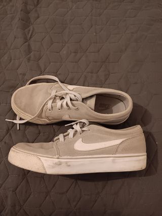 Bambas Nike Piel gris